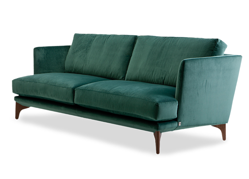 Modern green sofa